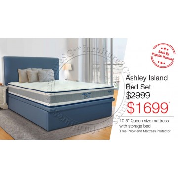 Maxcoil Ashley Island Mattress & Storage Bed Promotion